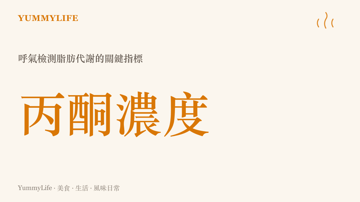 統計圖卡呈現新型手持設備透過檢測呼氣中的丙酮濃度，來判斷身體是否正在燃燒脂肪