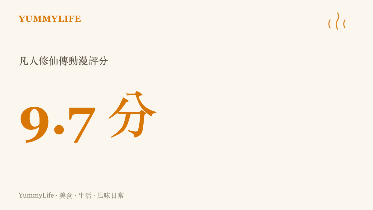 統計圖卡呈現凡人修仙傳動漫在平臺上獲得的高分評價